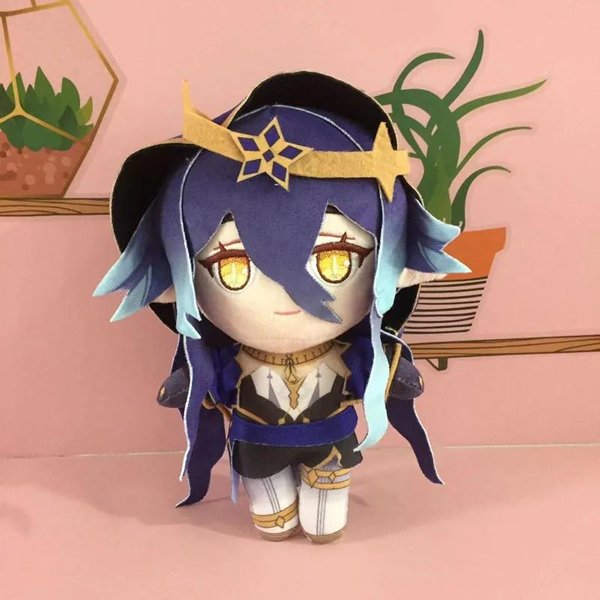 Anime Layla Cosplay Pluszowa Lalka Zabawka 20 Cm Genshin Impact Urocza MięKka Wypchana Poduszka Prezent Urodzinowy Dla Dzieci 20Cm-image
