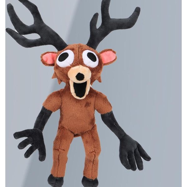Nuevo Peluche De Ciervo De 25 Cm 99 Noches En El Bosque MuñEco De Peluche Peluche PeriféRico De PelíCula De Dibujos Animados Juguete De MuñEco Relleno Suave Regalo Para NiñO 38Cm Brown-image