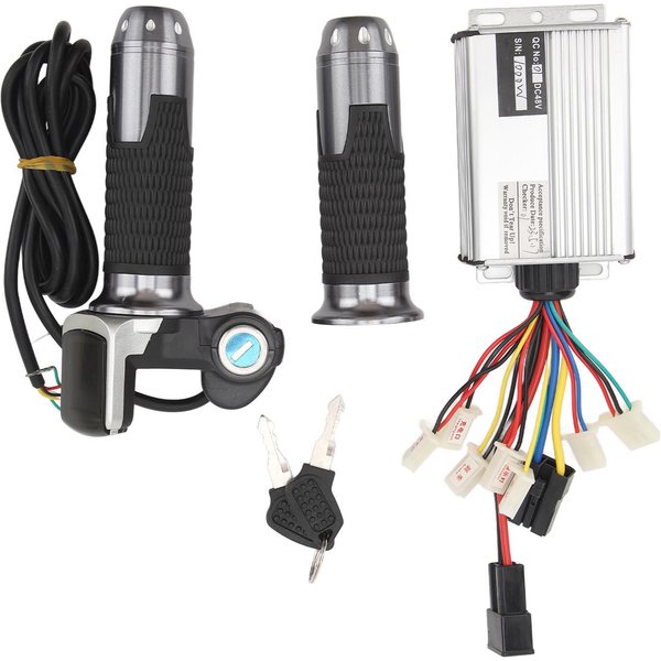 Zestaw Do Konwersji Roweru Elektrycznego 48V 1000W Kontroler 48V Manetka Z Blokadą Kwadratowy WyśWietlacz Dla DC-image