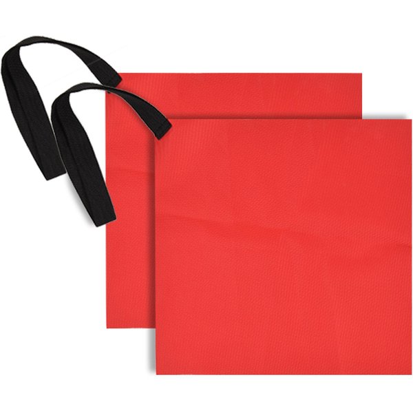 Banderas De Remolque De Kayak, Bandera De Seguridad Roja Con Gancho Para Barco, Canoa, Remolque, Bandera De Advertencia De Seguridad, 2 Uds. 2 Rojo-image