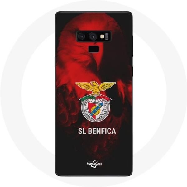 Funda - SLB Benfica - Samsung Galaxy Note 9 - Flexible - Deportiva - ÁGuila Blanco-image