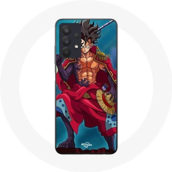 Coque Maniacase Pour Samsung Galaxy A32 4G One Piece Luffy Enters Gear 5-image