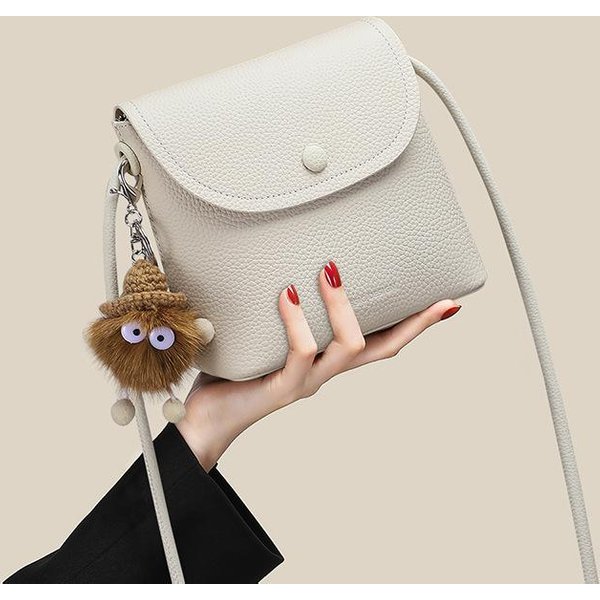 Bolso Bandolera Nuevo Para TeléFono MóVil Bolso Para Mujer OtoñO E Invierno Bolso De Piel Genuina Para Bolso De Hombro De Gama Alta-image