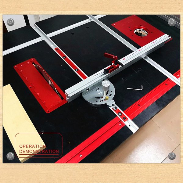 Sierra De Mesa Sierra Circular EléCtrica Cubierta Abatible Placa De Aluminio Cubierta De Suelo Abatible Mesa Especial Placa De Cubierta Empotrada-image
