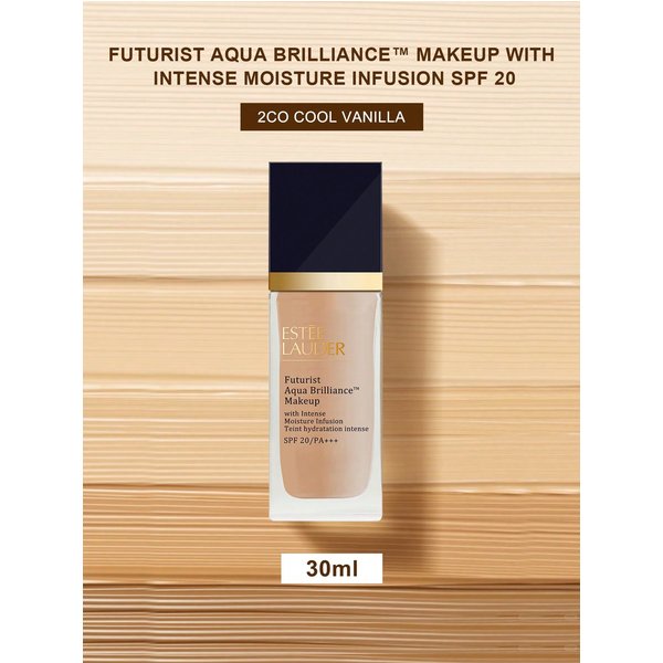 EstéE Lauder Futurist Aqua Brilliance Maquillaje 30Ml - Uso Hidratante Diario 2CO Cool Vanilla-image