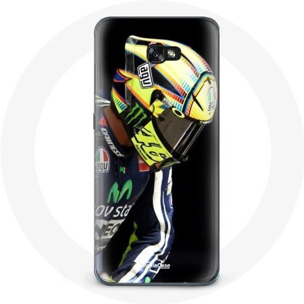 Funda - Maniacase - Samsung Galaxy A8 2016 - Negra - Flexible - Valentino Rossi-image