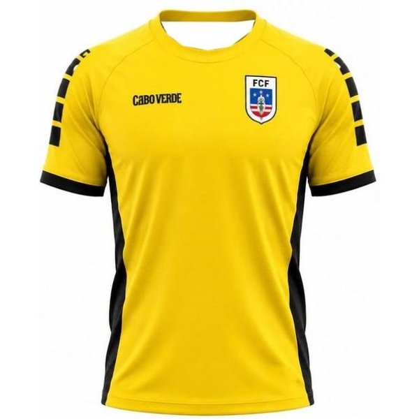 2026 Nueva Camiseta De FúTbol Para Aficionados DiseñO Nacional De Portero De Cabo Verde Secado RáPido Deporte Ocio Partido Entrenamiento Camiseta Para Hombre L-image