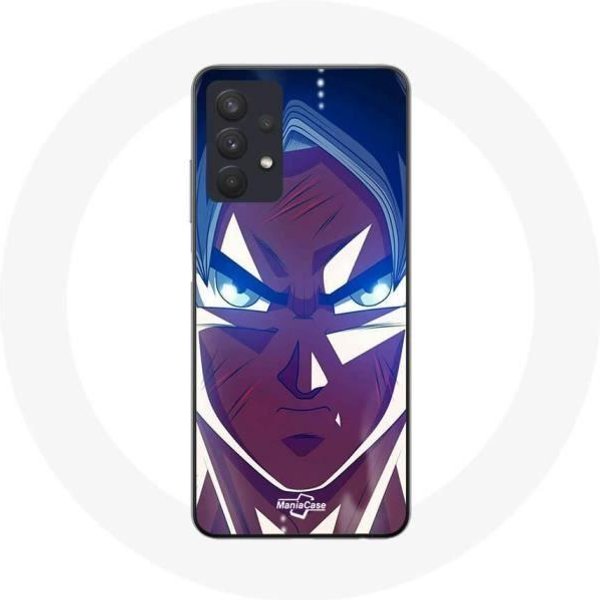 Coque Maniacase Pour Samsung Galaxy A32 4G Dragon Ball Z Super Anime Japonais Goku Negro-image