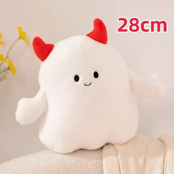 18~30Cm Halloweenowa Dynia Duch Pluszowa Zabawka Pluszak MięKka RośLina Wypchana Lalka Rekwizyty ŚWiąTeczne Dekoracyjna Poduszka Do Rzucania Dla Dzieci 11Cm-30Cm-image