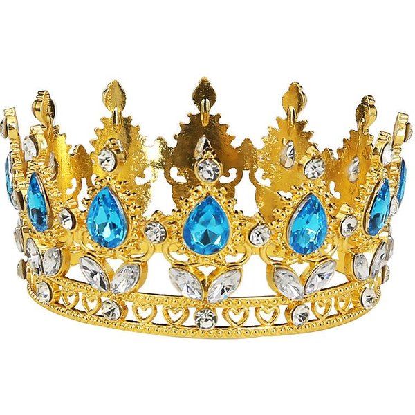 Tiara Corona Barroca Vintage Reina Rey Novia Para Mujeres Tocado Prom Nupcial Boda Tiaras Y Coronas JoyeríA Para El Cabello Accesorios Multi-image