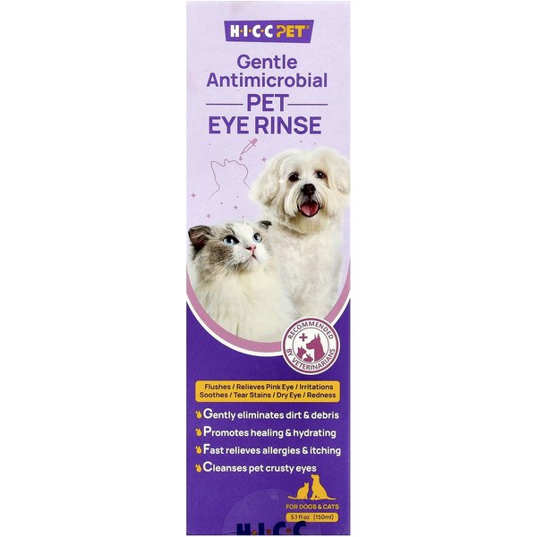 Hicc Mascota, Suave Antibacteriano Para Mascotas Irene, Para Perros Y Gatos, 150Ml (5,1 Onzas LíQuidas) White-image