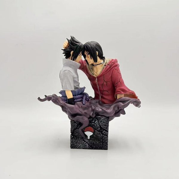 Naruto Uchiha Sasuke Itachi Gk Figurki Akcji Pvc Figurka Anime Pojednanie Braci Figurka Kolekcjonerski Model Zabawki Lalka Prezent-image
