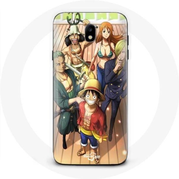 Funda - Maniacase - Samsung Galaxy J3 2017 - One Piece Luffy - Flexible - Manga Anime-image