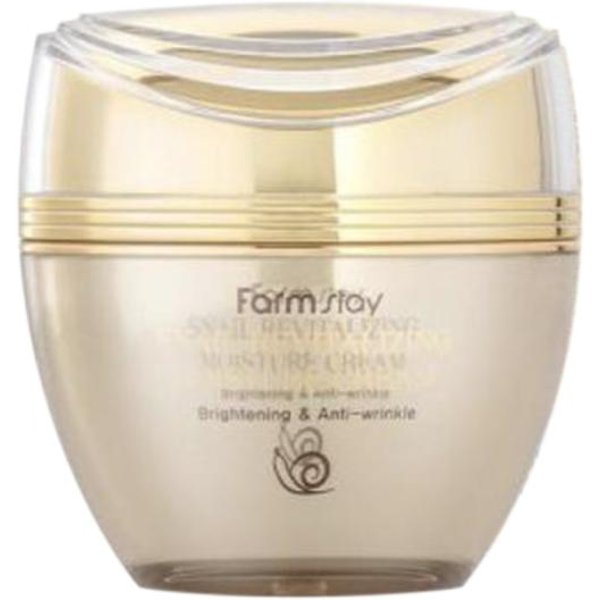 Farma Stay RewitalizująCy Krem NawilżAjąCy Ze śLimakiem 50 Ml (3 Opcje) 1Pcs Beige-image