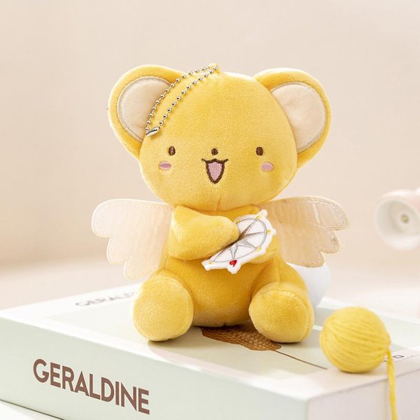 7Cm/13Cm Mini Peluches De Dibujos Animados Cardcaptor Sakura Kero Colgante MuñEca Anime Card Captor Llavero Lindo Juguete Suave Relleno Regalo-image
