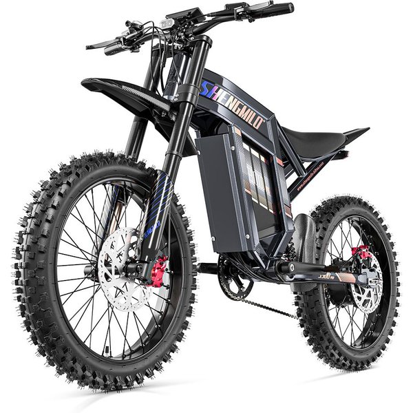 Bicicleta EléCtrica Todoterreno Shengmilo S900 Pro 2026 AutonomíA 100KM BateríA 60V35AH Alta Potencia 3000W Velocidad 65KM/H Bicicleta EléCtrica De MontañA-image