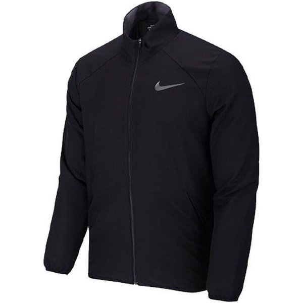 Chaqueta Deportiva De Manga Larga Con Cuello Alto Y Logo SóLido Nike Para Hombre Chaqueta Negra AJ4460-010 S Black-image