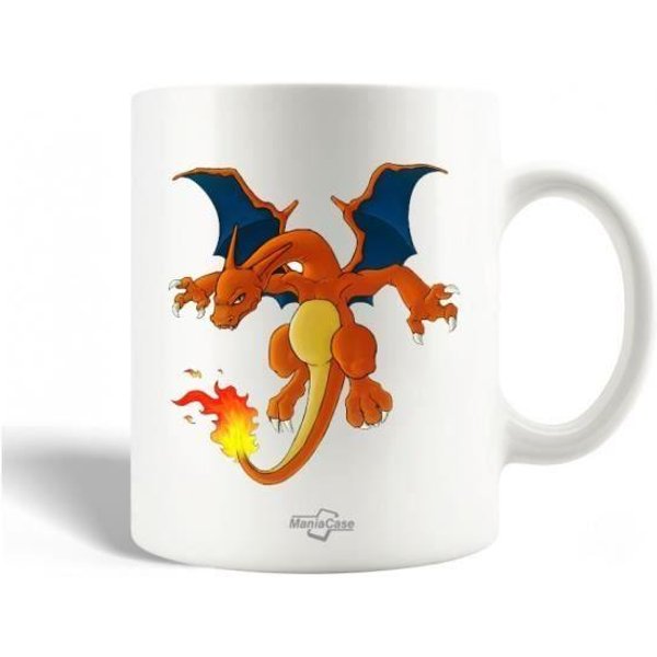 Kubek Ceramiczny - PokéMon - Charizard - 30Cl - MożNa Myć W Zmywarce - BiałY-image