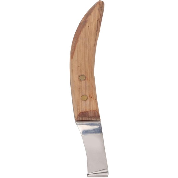 Cuchillo Para PezuñAs De Mano Izquierda Con Mango De Madera, Acero Curvado, Herramienta Para Recortar PezuñAs De Ganado-image