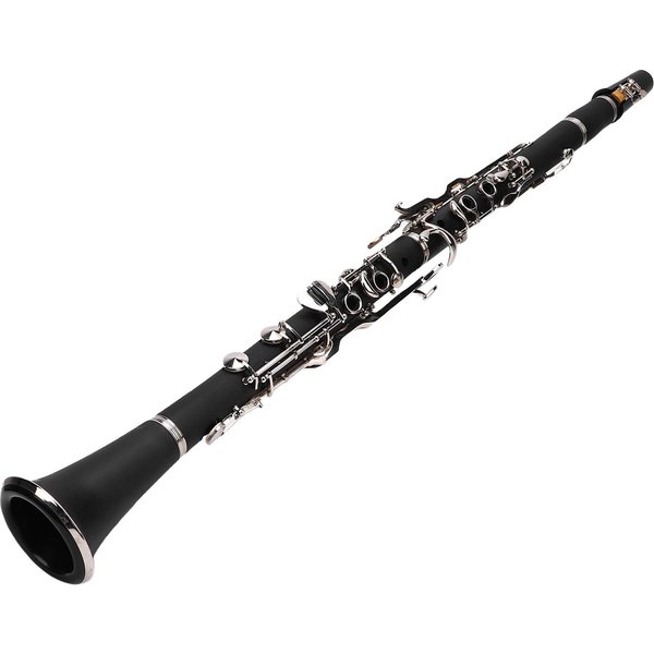 Clarinete Clave G 17 Llaves Instrumento Musical De Viento Madera Profesional Con Estuche RíGido PañO De Limpieza Para NiñOs Adultos Principiante-image