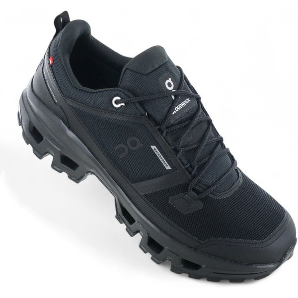 ON Running Cloudrock Low WP Waterproof - Herren Wanderschuhe Trekking Schuhe Schwarz 3MF10251043 Original EU 47.5 US 12.5 Czarny-image