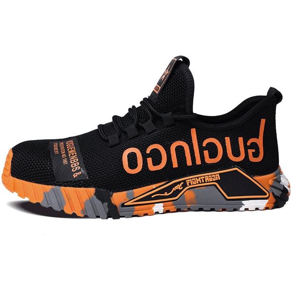Zapatos De Seguridad Con AmortiguacióN De Aire Para Hombres, Zapatos De Trabajo Con Punta De Acero Para Hombres Y Mujeres, Zapatos Indestructibles, Zapatos De Trabajo Transpirables Y Antigolpes, Ligeros 43-image