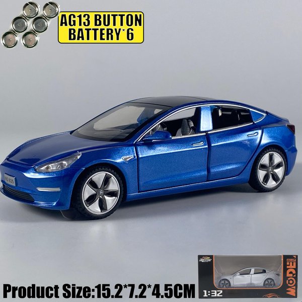 1:32 Model 3 Sedan Luksusowy ŚRedniej WielkośCi Metalowy Odlew Diecast Model Samochodu Dekoracja Domu I Kolekcje Ozdoby Do Prezentacji Hobby ŚWięTo-image