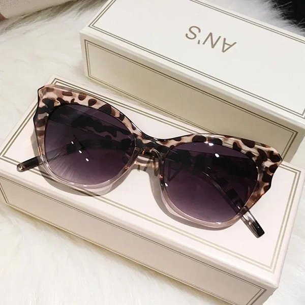 Gafas De Sol Ojo De Gato De Moda Para Mujer Gafas De Sol Vintage Marco Ojo De Gato Femenino Espejo Retro Lujo Viajar Gafas De Sol Degradadas Other Gray-image