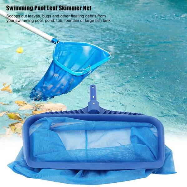 Recogedor De Hojas Liviano, Red De Malla Fina, Bolsa Profunda, Piscina, Estanque, BañEra, Herramienta De Limpieza Eficaz Blue-image