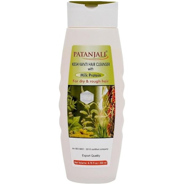 Champú Para El Cabello ProteíNa De Leche Patanjali Kesh Kanti Limpiador Para El Cabello Con ProteíNa De Leche 3 Pcs-image