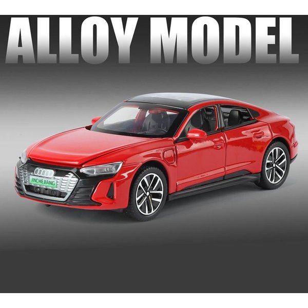 1:32 Rs E-Tron Gt Coupe Coupe Alloy Sportowy SamochóD Model Diecasts Metalowy WyśCigowy Nowa Energia Samochody Model DźWięK I ŚWiatłO Zabawka Prezent Dla Dzieci Red-image