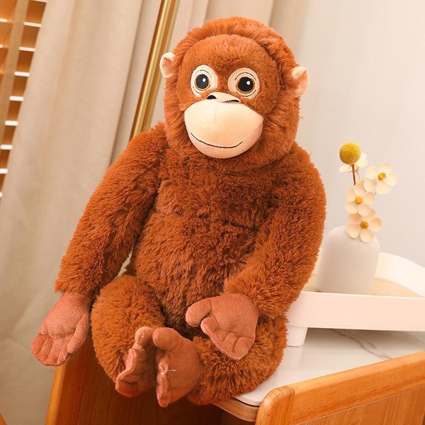 MuñEco Gorila Juguete De Peluche MuñEco Mono De Brazos Largos Mono De Brazos Largos Bebé Almohada Reconfortante 60Cm-image