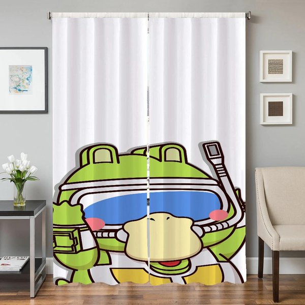 WystróJ Domu ZasłOny Kuchenne Do Salonu 2 Sztuki ZasłOny ZaciemniająCe ZasłOna Na Drzwi P-Psyduck Dekoracja Sypialni Przegroda W50Xh70Cmx2Pcs-Cl White-image