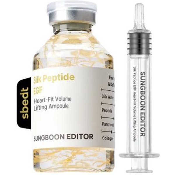 Sungboon Editor Ampolla Lifting Voluminizadora Silk Peptide EGF Heart-Fit 40Ml #40Ml-image