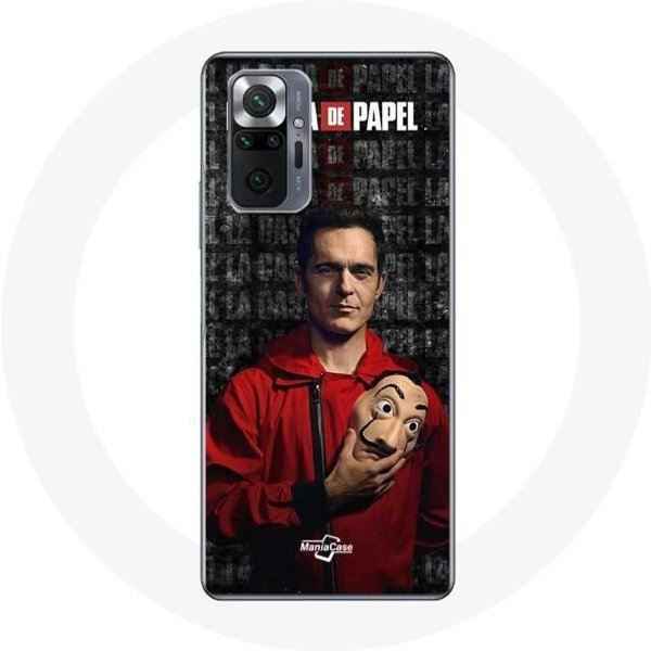 Funda Para Xiaomi Redmi Note 10 Pro - La Casa De Papel - Silicona Negra - Flexible - Unisex - Adulto Negro-image