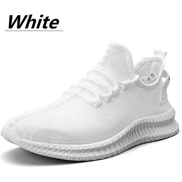 Nowe MęSkie Buty Na Co Dzień OddychająCe Siatkowe Trampki Wygodne Obuwie Do Chodzenia MęSkie Buty Sportowe Do Biegania Sznurowane Buty Do Chodzenia 9.5 Brown-image