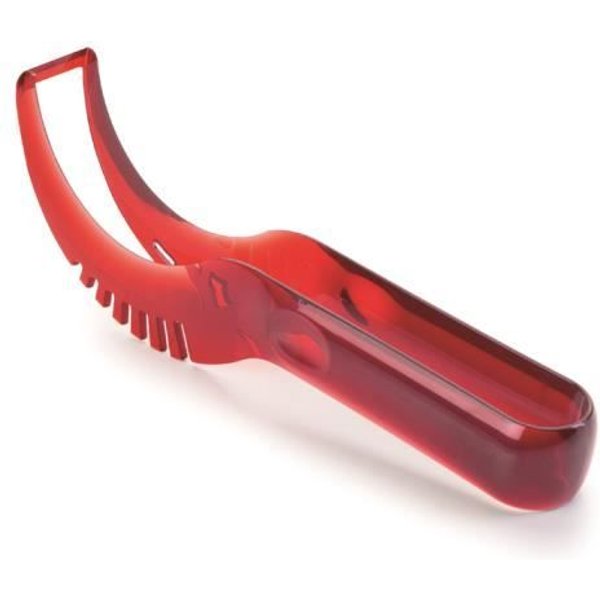 Ibili 749800 Cortador-Servidor De SandíA, PláStico, Rojo, 27 X 10 X 3 Cm-image