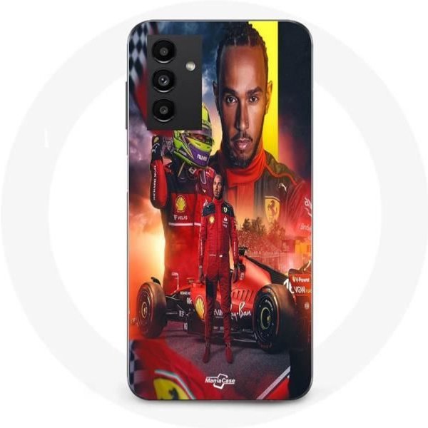 Funda Para Samsung Galaxy A14 4G Lewis Hamilton Scuderia Ferrari F1 Oficial-image