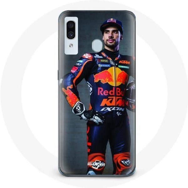Funda - Maniacase - Samsung Galaxy A20 - Miguel Oliveira Moto GP - Flexible - Negra Negro-image