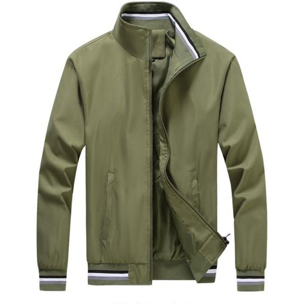 Chaqueta Casual Para Hombre, Chaqueta Deportiva De Color SóLido Para Primavera Y OtoñO, Para Hombre Xxxl Gray-image