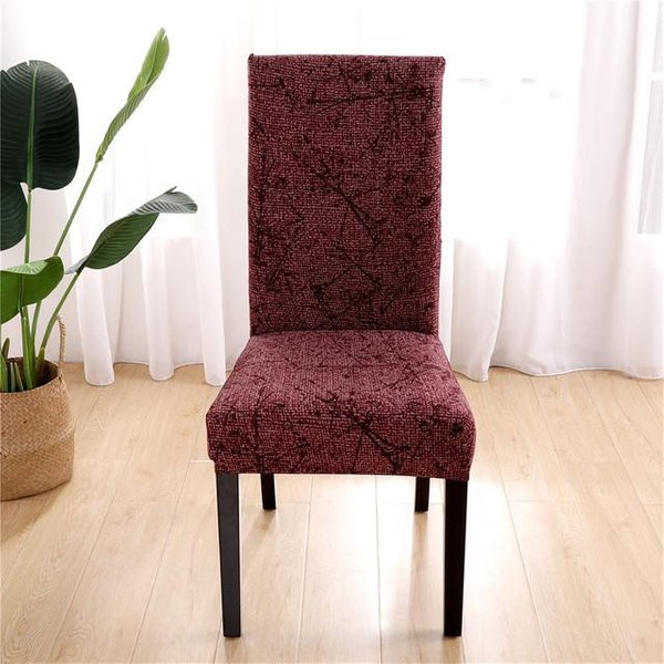 Funda Para Silla De ImpresióN Spandex Moderna Removible Anti-Suciedad Funda Para Asiento De Cocina EláStica Fundas Para Silla Para Banquete Comedor 1Piece-image