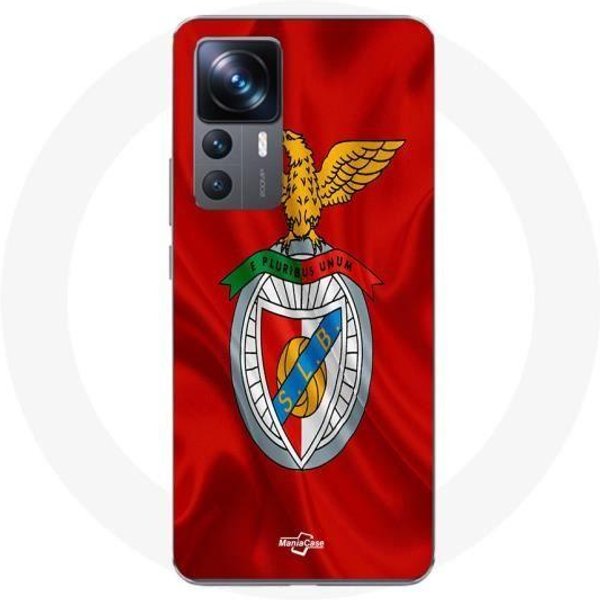 Funda - Xiaomi - 12T Pro - Roja - Flexible - PatróN Slb Benfica Rojo-image