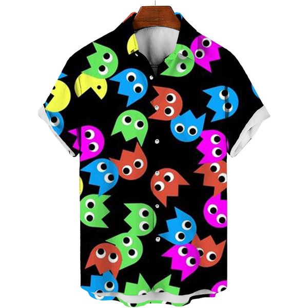 Camisa Casual Para Hombre Camisa Hawaiana Hombre Verano Estampado 3D Camisa Casual De Manga Corta Para Hombre Ropa Camisas Transpirables M-image