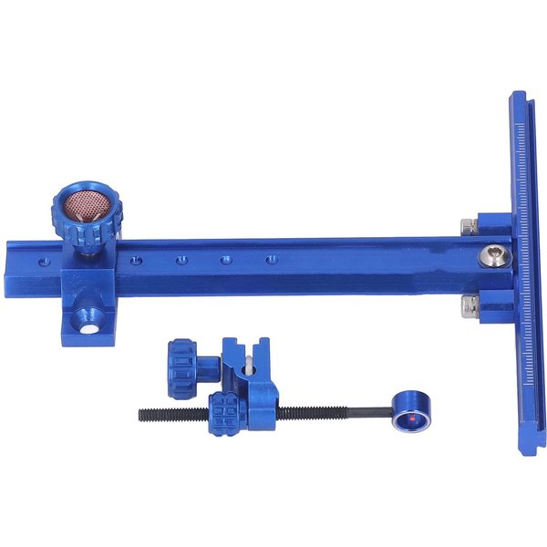 ArqueríA Mira De Arco Recurvo Forma T Ajustable Metal Mira De Blanco De Tiro CompeticióN De ArqueríA Azul-image
