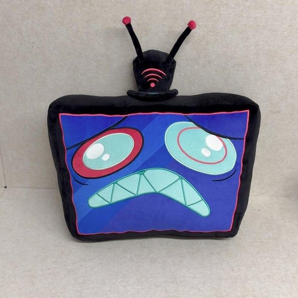 45 Cm Anime Hazbin Vox Vincent Pluszowa Lalka Poduszka Zabawka Hotel Vox Urocze MięKkie Poduszki Lalki Akcesoria Dekoracja Pokoju Pluszowa Poduszka-image