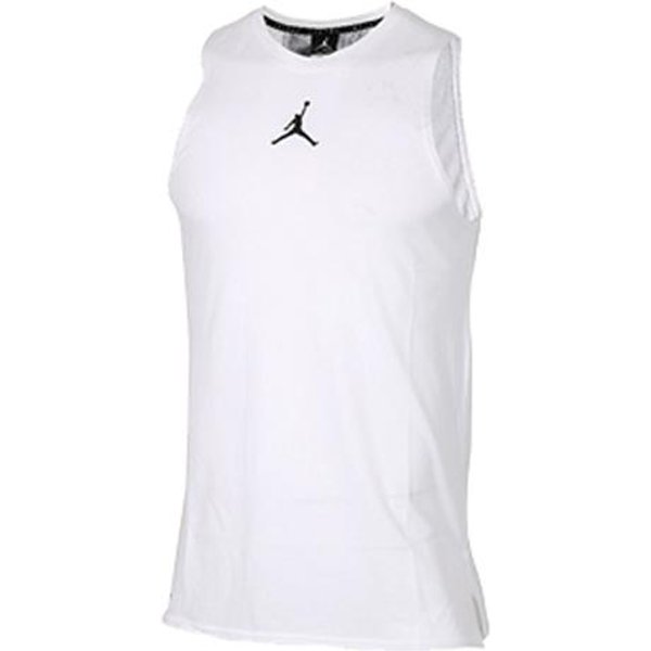 Jordan 23 Alpha Dri Fit Camisetas Sin Mangas Para Hombre Cuello Redondo Moderado Otro 892072-100 Xxxl White-image
