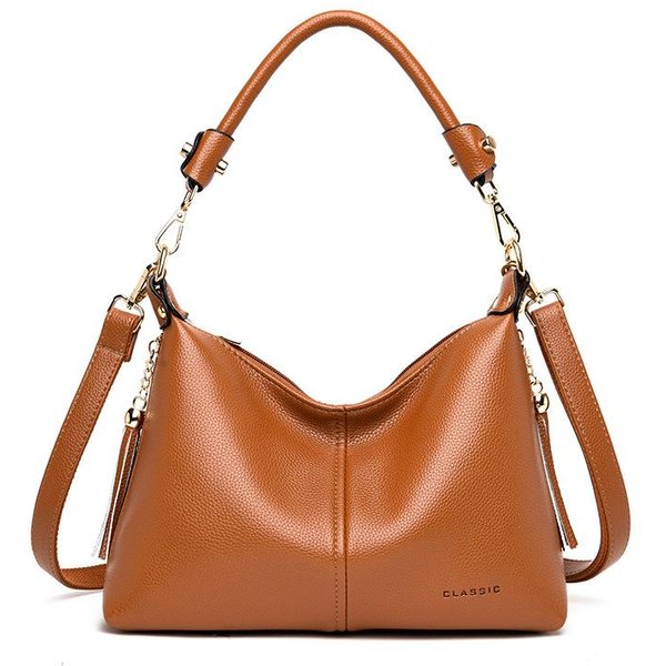 Bolso De Moda Para Mujer, Nuevo Bolso Con Borlas Para Madres De Mediana Edad, Estilo Coreano, Bandolera De Un Solo Hombro, Bolso De Mano Moderno Y De Moda.-image
