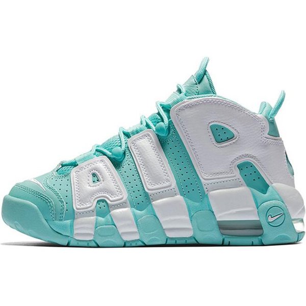Nike Air More Uptempo Verde Isla GS 415082-300 38.5-image