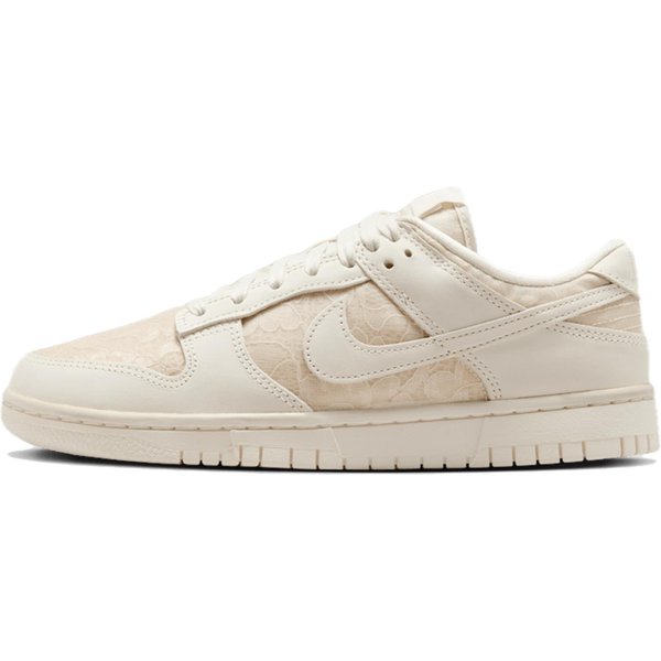 Nike Dunk Low Lace Pack - Soft Pearl Damskie Sneakersy Kremowe JasnobrąZowe Mleczno-Kokosowe HJ5870-100 35.5-image