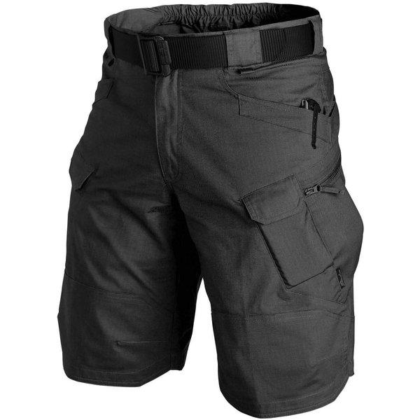 MęSkie Spodenki Taktyczne ZewnęTrzne Wodoodporne Spodenki Turystyczne Z Wieloma Kieszeniami Wojskowe Spodenki Cargo 5XL Czarny-image